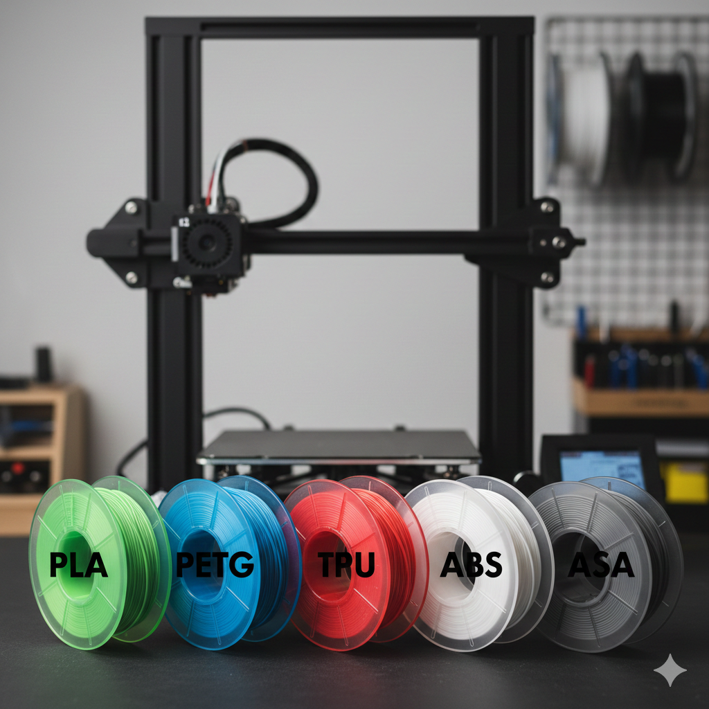 3D Baskıda Malzeme Seçimi – En Doğru Malzeme Hangisi?